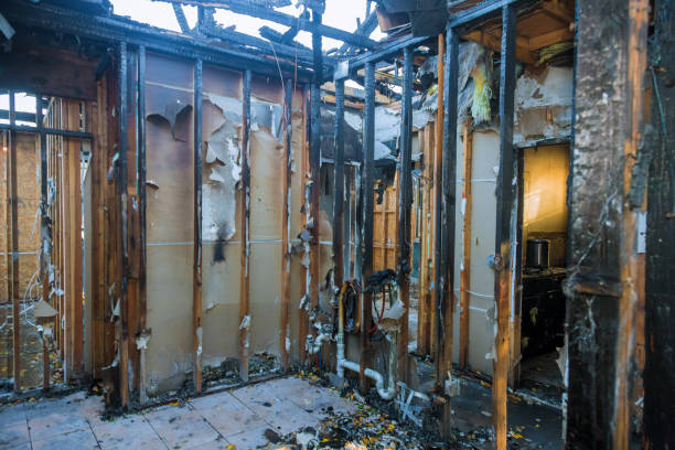 Professional Fire Damage Removal technician working in South Corning, NY